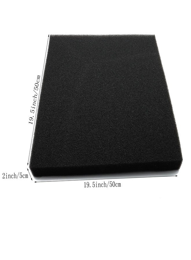 ALEGI Aquarium Filter Sponge, Biological and Mechanical Sponge Filter Pad for Fish Tank (19.5" x 19.5" x 2") - Image 2